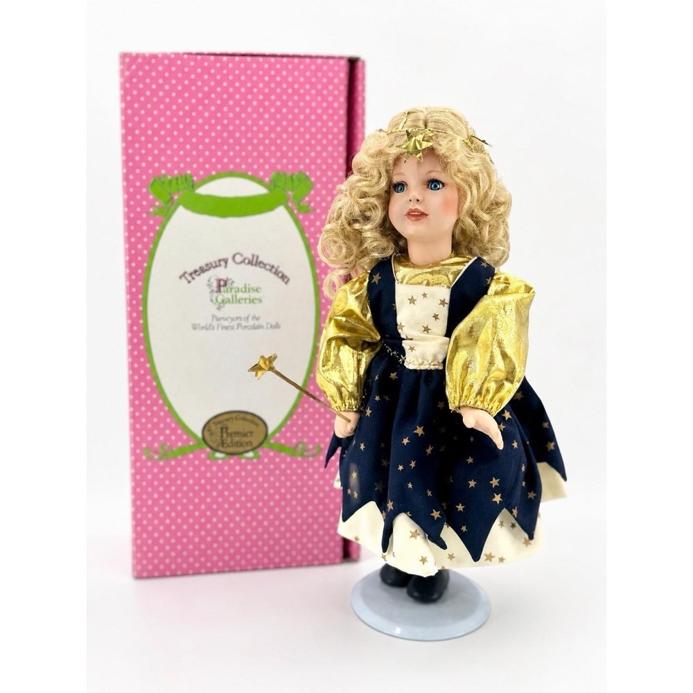 Vintage Paradise Galleries Musical Twinkle Doll Plays Twinkle Little Star COA